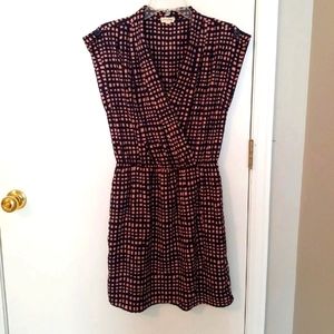 Mid Century Modern Abstract Print Dress